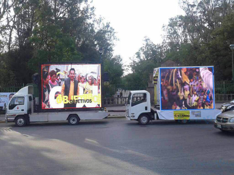 Outdoor LED Screen on Truck