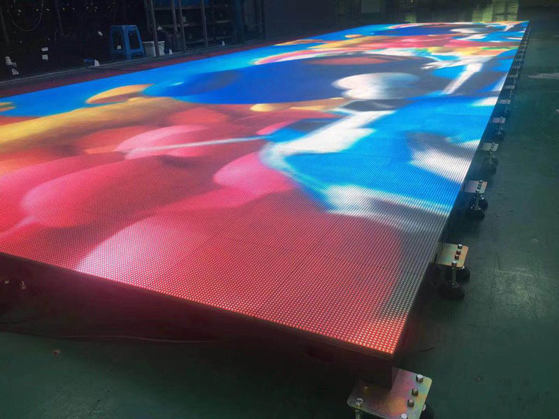 Why is interactive LED floor so hot for stage rental market?