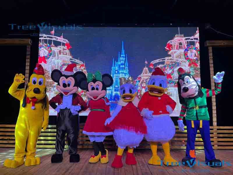 P3.91 Outdoor Stage LED Background Wall