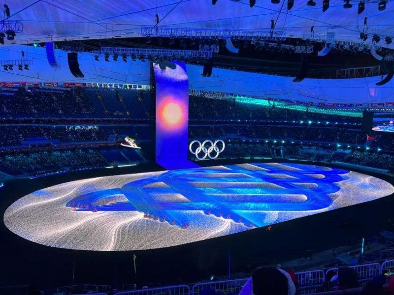 led screen stage floor