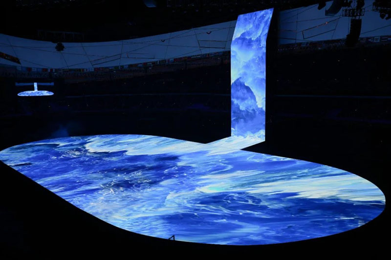 LED Screen waterfall