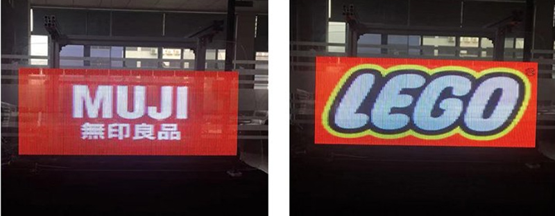 branding with led sign on car