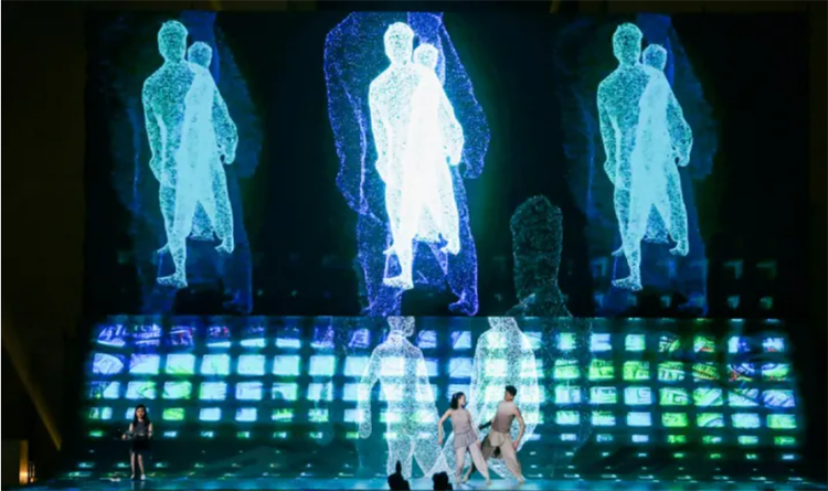 LED Floor and LED Wall Background