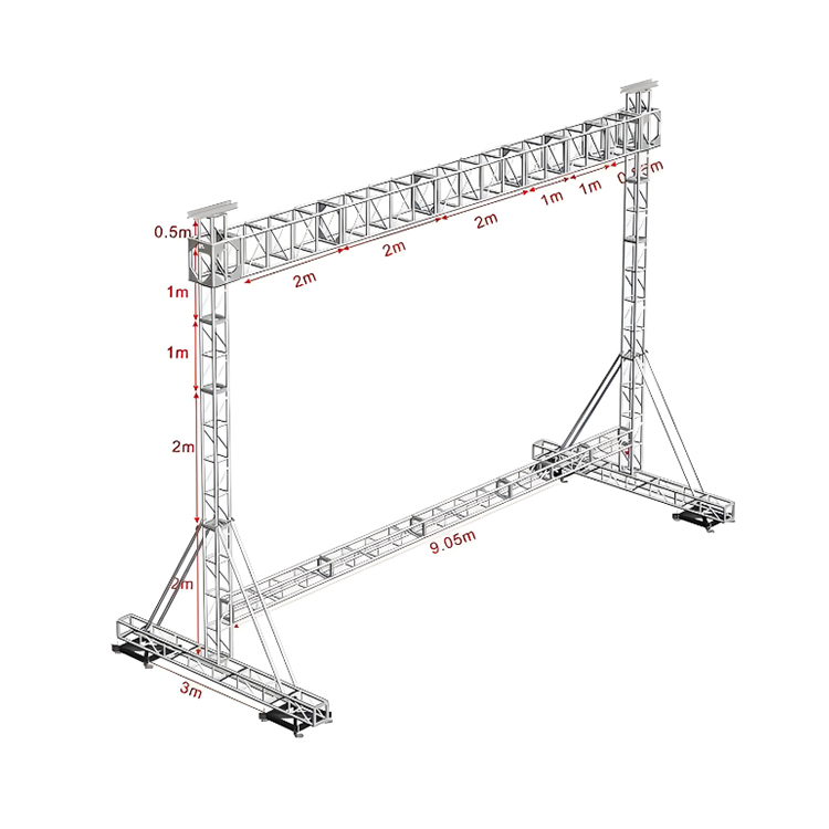 Aluminum truss for LED wall screen