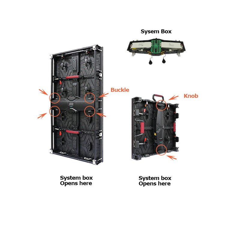 LED video wall in different sizes